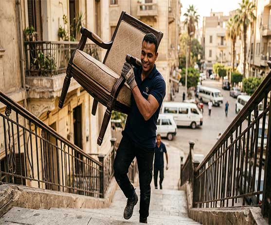 عمال لنقل العفش